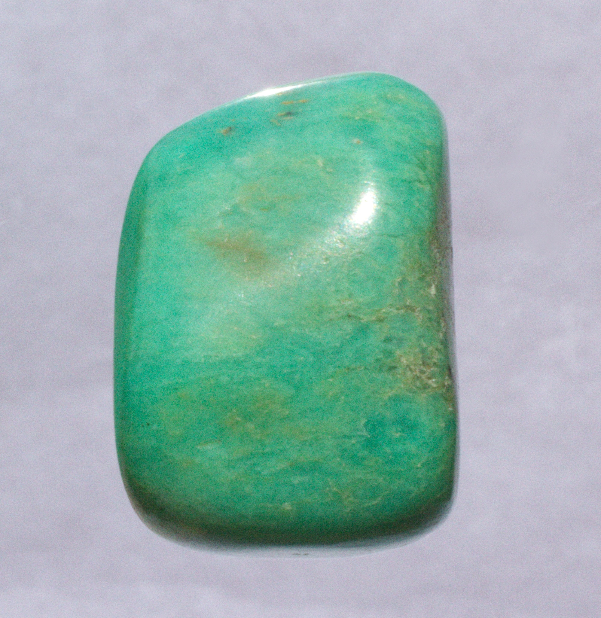 Chrysopras Edelstein, Trommelstein,  ungebohrt,  