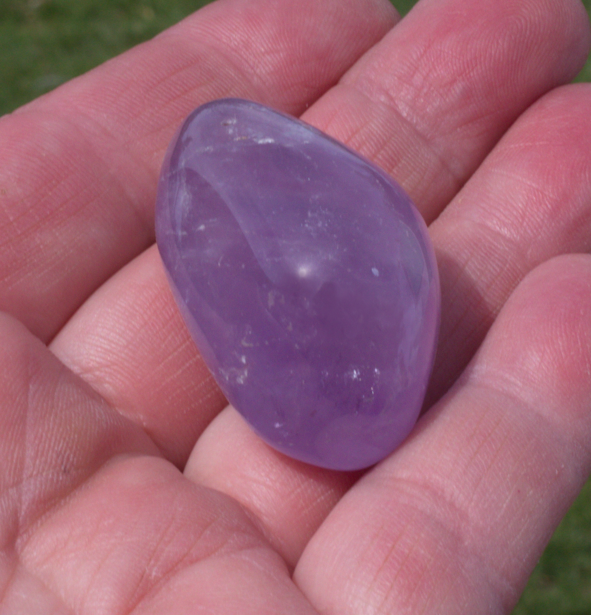 Amethyst  Edelstein, Trommelstein, ungebohrt,    