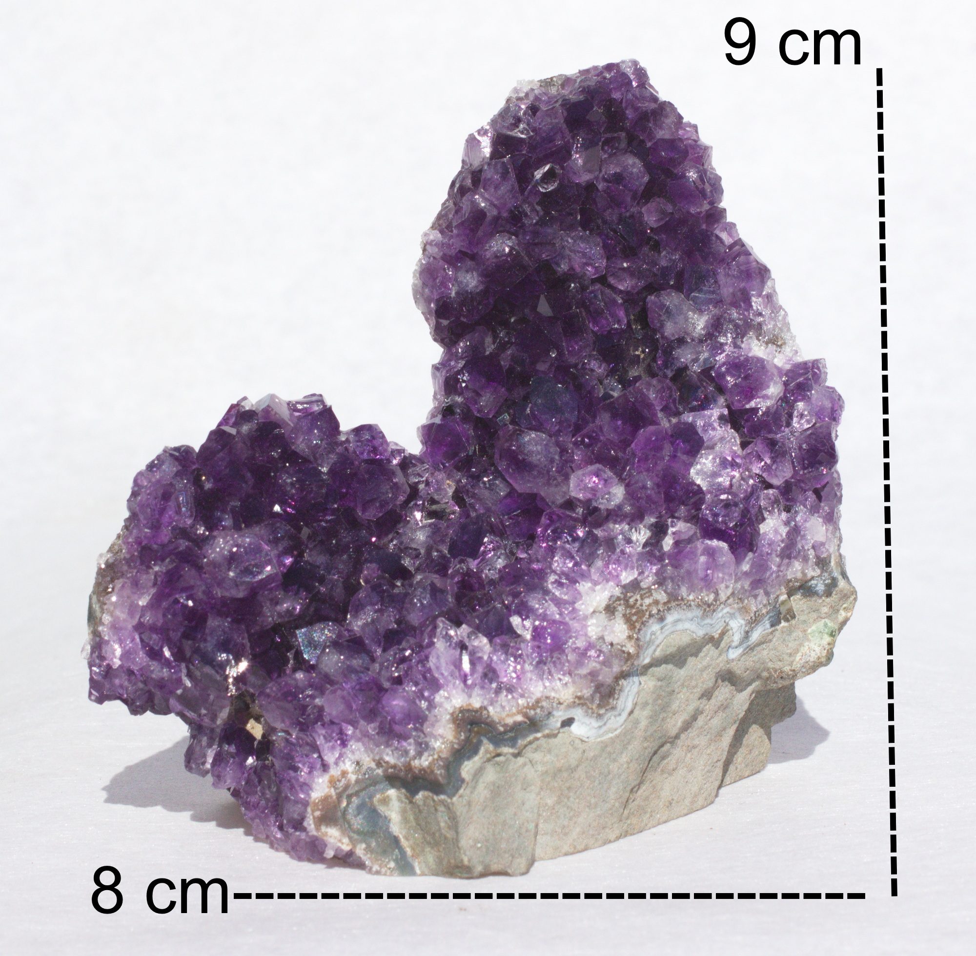 Amethyst Rohkristall aus Uruguay 