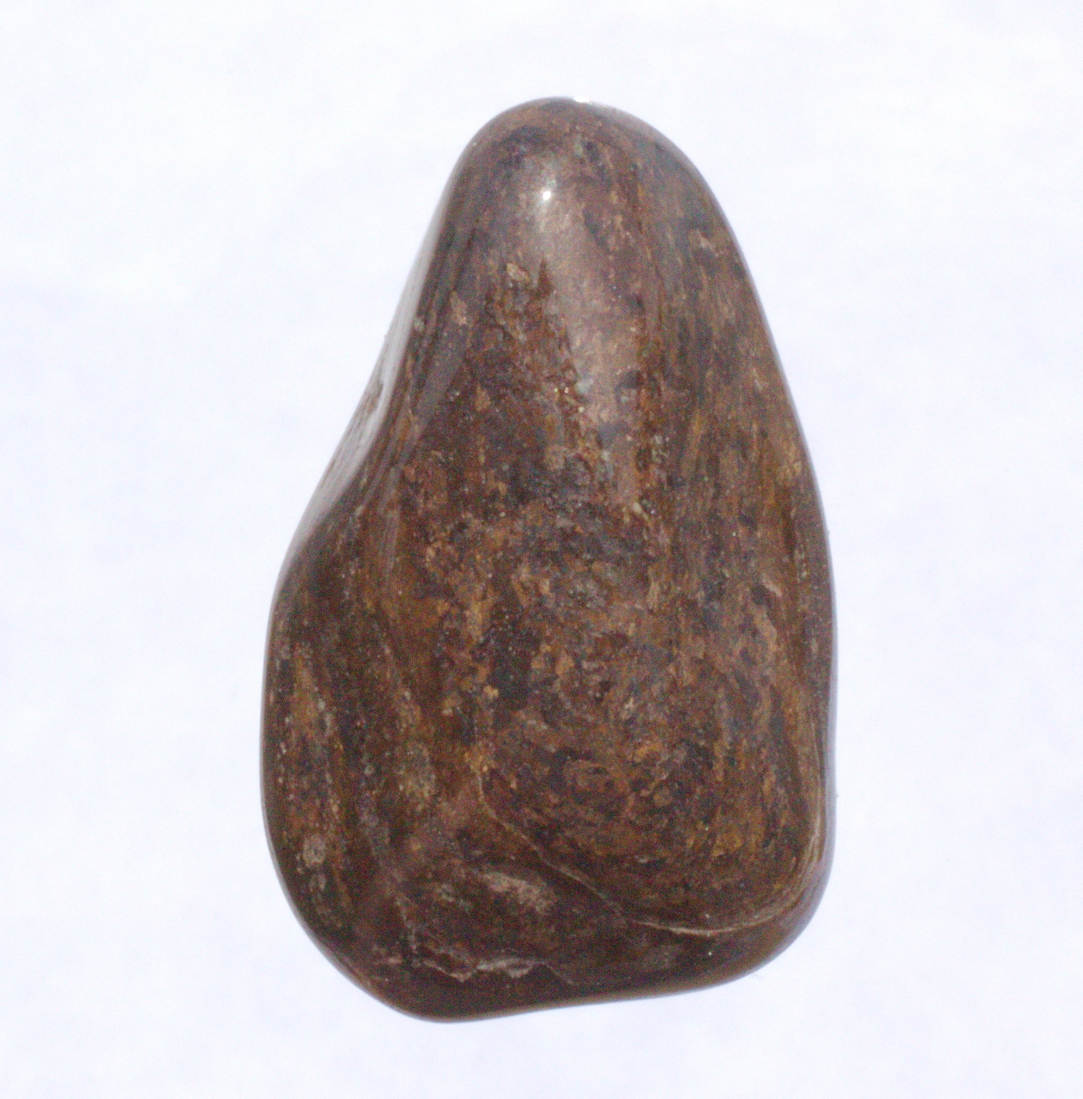 Bronzit Edelstein, Trommelstein,  ungebohrt,   