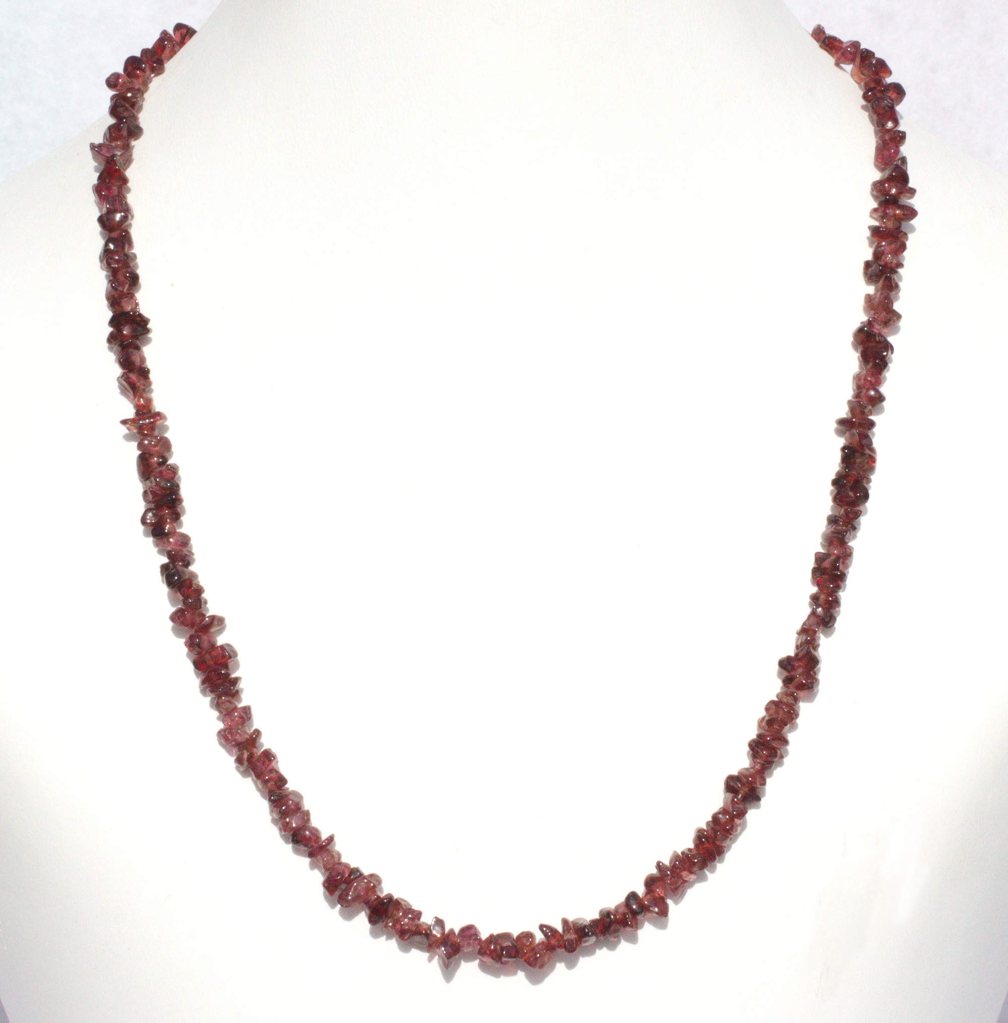 Granat-Splitter Edelsteinkette  